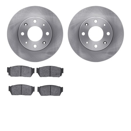 Dynamic Friction Company Front Brake Rotors with 5000 Advanced Brake Pads 6502-59118